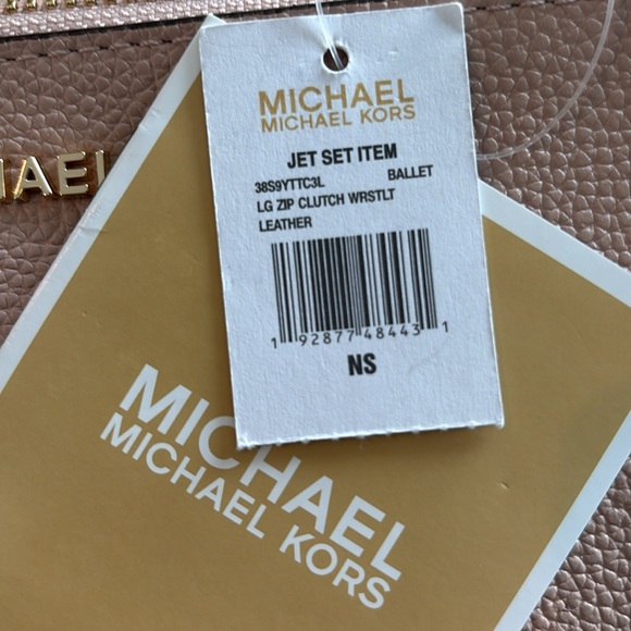 Michael Kors Jet Set Large Wristlet - Ballet Blush - Picture 6 of 6